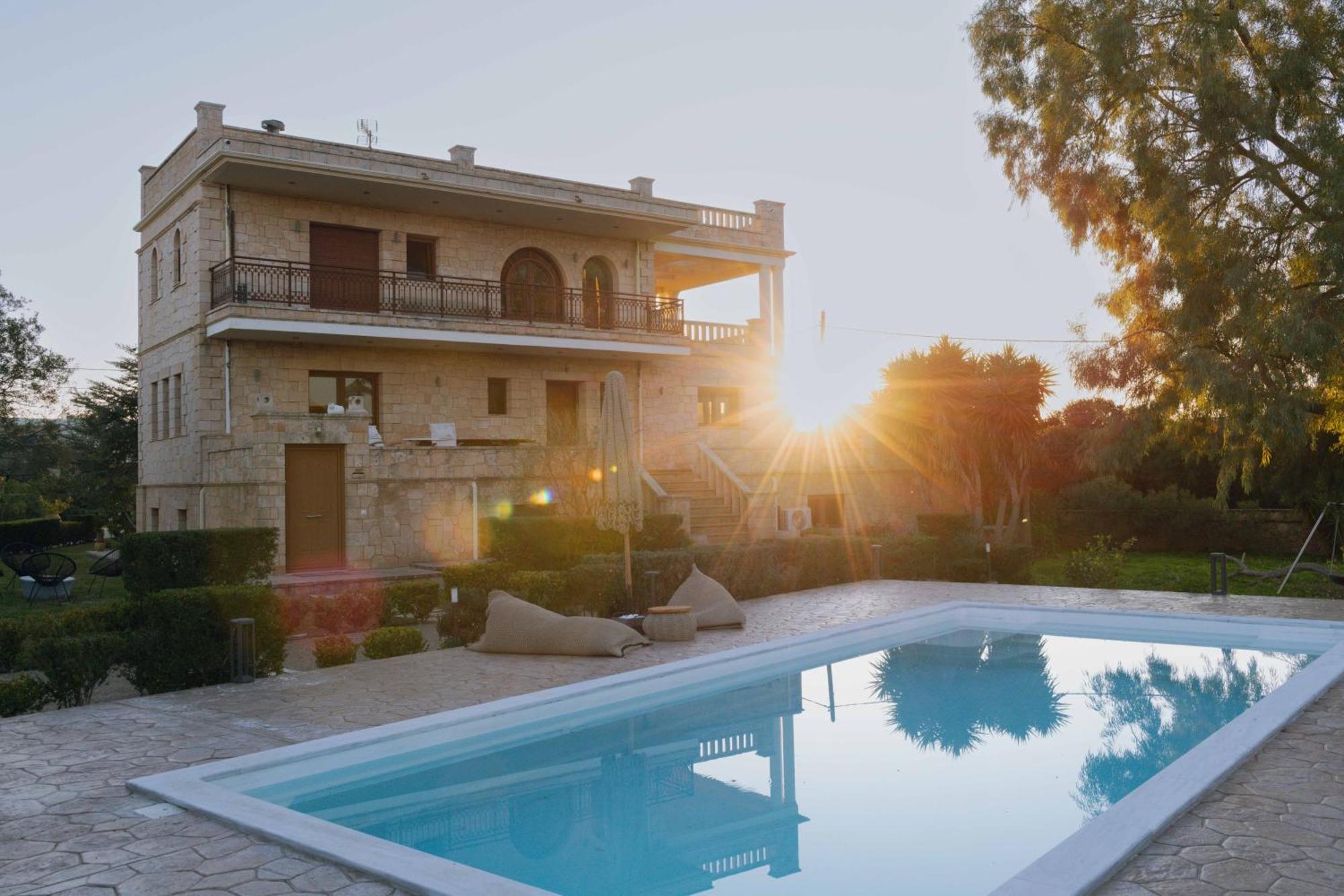 Seaside "Stone & Light Villa Ii" Close To Aegina City Khloi エクステリア 写真