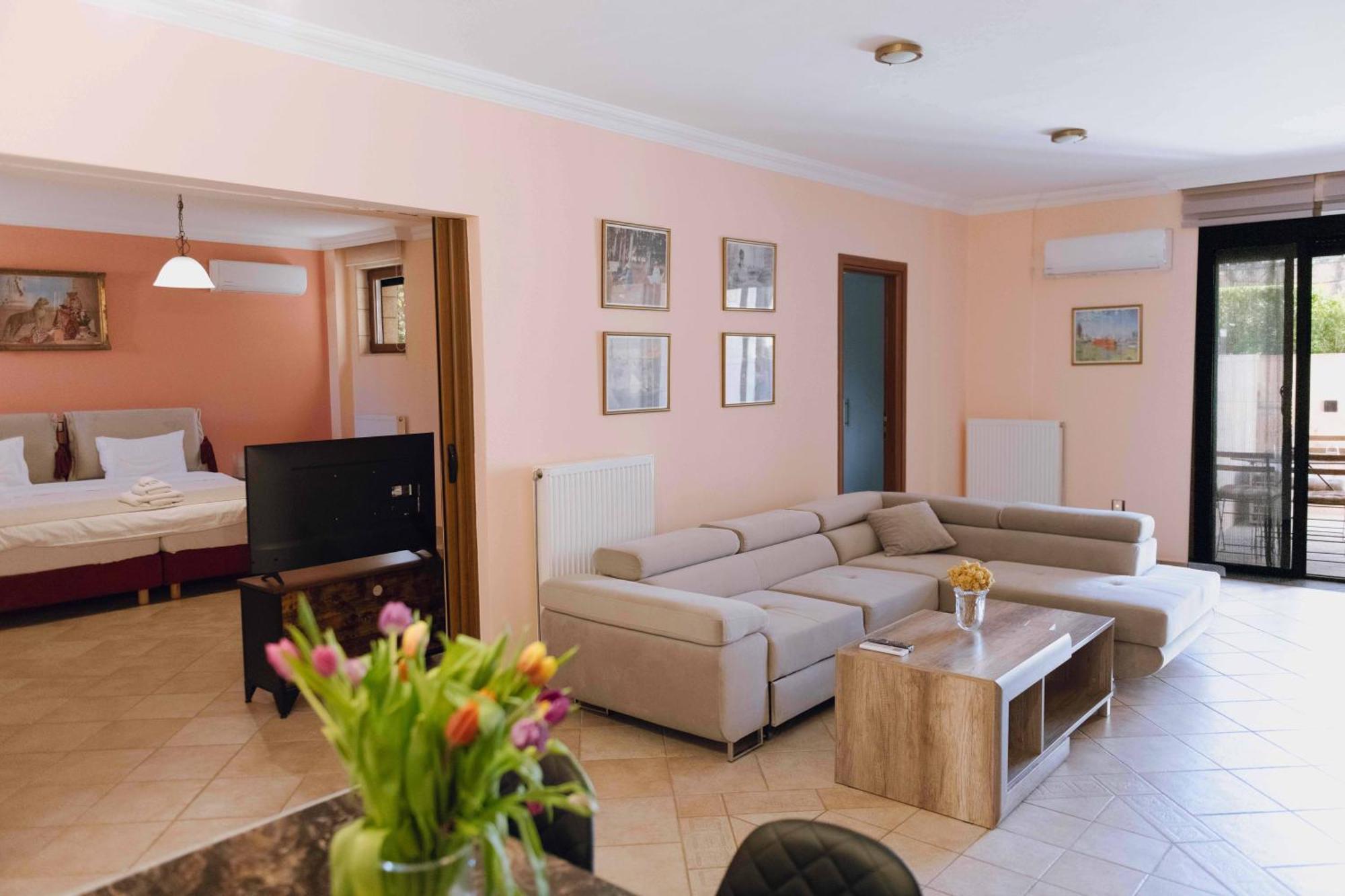Seaside "Stone & Light Villa Ii" Close To Aegina City Khloi エクステリア 写真